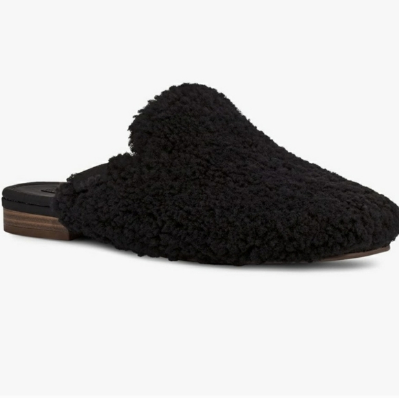 UGG Shoes - UGG NWOB Janaya Cozy Mule Slip On Slippers Black Women's Size 9